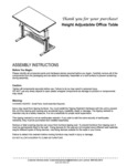 Flash Furniture NAN-JN-21908 Assembly Instructions