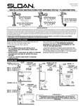 Flushometer Installation 110,111,112,115,116,117,180,186,120,121,122