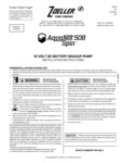 Aquanot Spin Backup Sump Pump System - 12V instructions