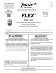 Flex Water-Powered Emergency Backup Sump Pump System instructions