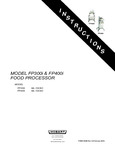 PROCESSOR FOOD ACC manual PROCESSOR FOOD ACC manual