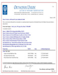 Miss Vickie's Kosher Certificate