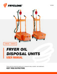 Fryclone Fryer Oil Disposal Unit User Manual 