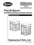 Hatco Flav-R-Savor FSD and FSDT Replacement Part Guide