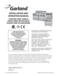 GARLAND S680, SS680 & SU680 SERIES RESTAURANT RANGES AND SALAMANDERS
