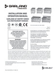 GARLAND GF SENTRY SERIES GAS RESTAURANT RANGES