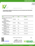 Gardein Kosher Check Cert Gardein Kosher Check Cert