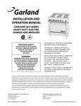 Garland 36 E Series Manual Garland 36 E Series Manual