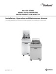Garland Master Series Fryer Manual