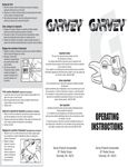 Garvey Labeler Instructions