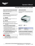 Vollrath GGMDT-36 Manual