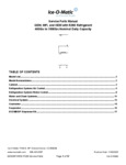 Ice-O-Matic GEM, MFI, & HEM Parts Manual Ice-O-Matic GEM, MFI, & HEM Parts Manual