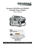 Generac 8026 Generator Manual