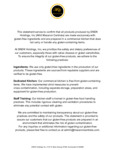 Macaron Centrale Gluten Management Statement Macaron Centrale Gluten Management Statement
