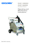 Goodway GVC-18000_GVC-36000 Operating Manual