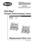 Hatco GRCD and GRCDH Replacement Parts List