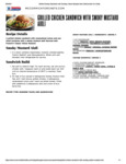 Grilled Chicken Sandwich with Smoky Mustard Aioli Recipe