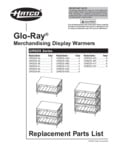 Hatco Glo-Ray GRSDS Replacement Parts List Hatco Glo-Ray GRSDS Replacement Parts List