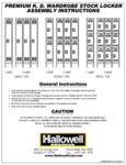Hallowell Unassembled Locker Instructions Hallowell Unassembled Locker Instructions
