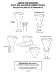 Hamilton Beach Under-Counter Pulp Chute for HJE960 Juicer Instructions Hamilton Beach Under-Counter Pulp Chute for HJE960 Juicer Instructions