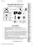 Holland Barstool Table Base Assembly