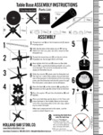 Holland table_instructions