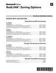 HoneywellHome RedLink Zoning Options Technical Reference Manual