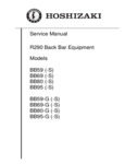 Hoshizaki BB Series Service Manual Hoshizaki BB Series Service Manual