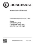 Hoshizaki KMD_355_505_705M_J(Z)_inst manual