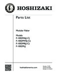 Hoshizaki Modular Flaker Parts List