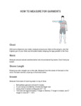 refrigiwear how to measure