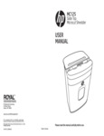 HP_MC125_Manual_Shredder