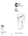 HP_MC145_Manual_Shredder HP_MC145_Manual_Shredder