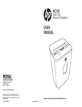 HP_MC165_Manual_Shredder