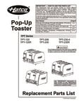 Hatco TPT-120R Parts Manual