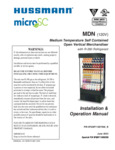 Hussman MDN Manual Hussman MDN Manual