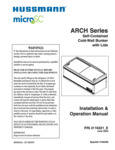 Hussmann MicroSC Arch Series Bunkers with Lids Manual Hussmann MicroSC Arch Series Bunkers with Lids Manual