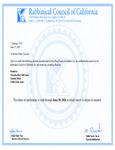 Huy Fong Foods Rabbinical Council of California