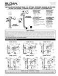 FLUSHOMETER SENSOR DUAL FILTER BYPASS 1.28 GPF instructions FLUSHOMETER SENSOR DUAL FILTER BYPASS 1.28 GPF instructions