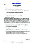 Imperial Range Gas Fryers Startup Manual