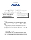 Imperial Range ICV Convection Oven Manual