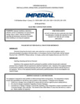 Imperial Range ICVE Electric Convection Oven Manual