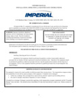 Imperial Range IPC Series Pasta Cooker Manual