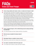 Drains and Closet Flanges Infographic