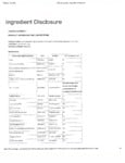 Ingredient Disclosure for A&H with OxiClean LLD