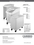 Ingredient Bin Caster and Lid Care