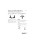 Installation Instructions - Air Gaps
