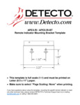 Instructions for Cardinal Detecto APEX-RI Digital Scale Mounting Bracket 
