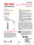 Instructions for CDN EFG120 Vertical Refrigerator - Freezer Thermometer Instructions for CDN EFG120 Vertical Refrigerator - Freezer Thermometer