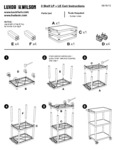 Instructions for Luxor 3 Shelf LP and LE Carts